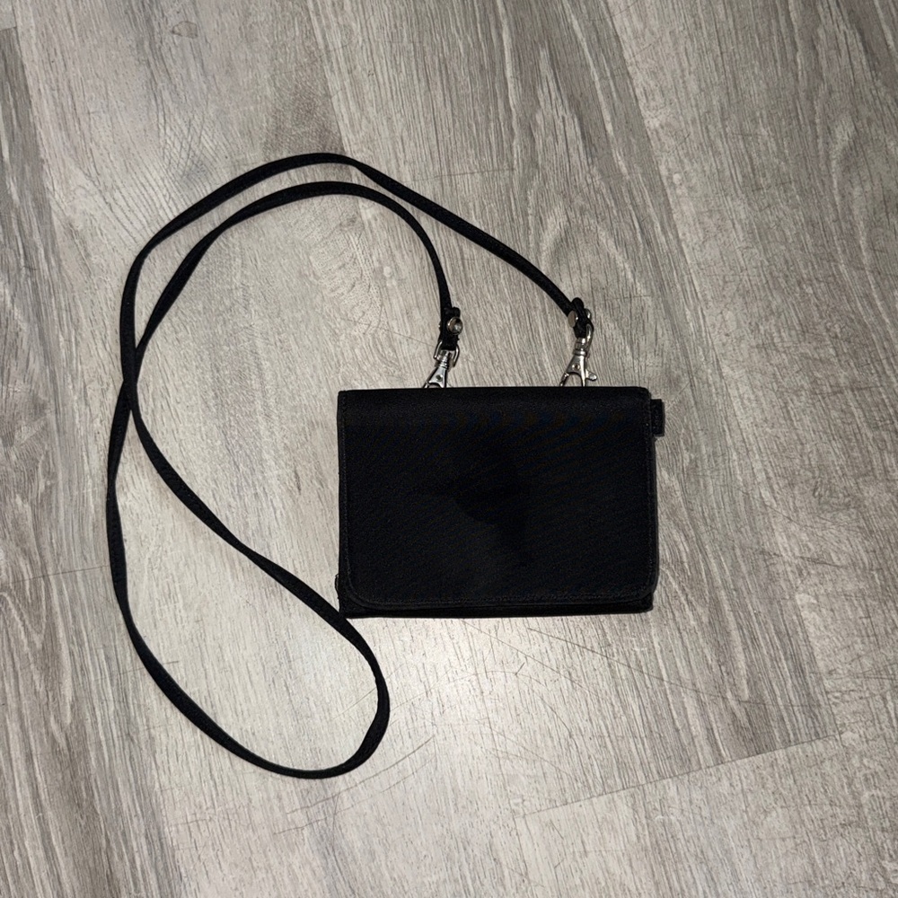 2/$15 Victory Black Crossbody Bag